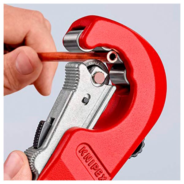 Cortatubos Tubix Knipex de acero especial con rodamientos de bolas 90 31 02 BK - Imagen 3