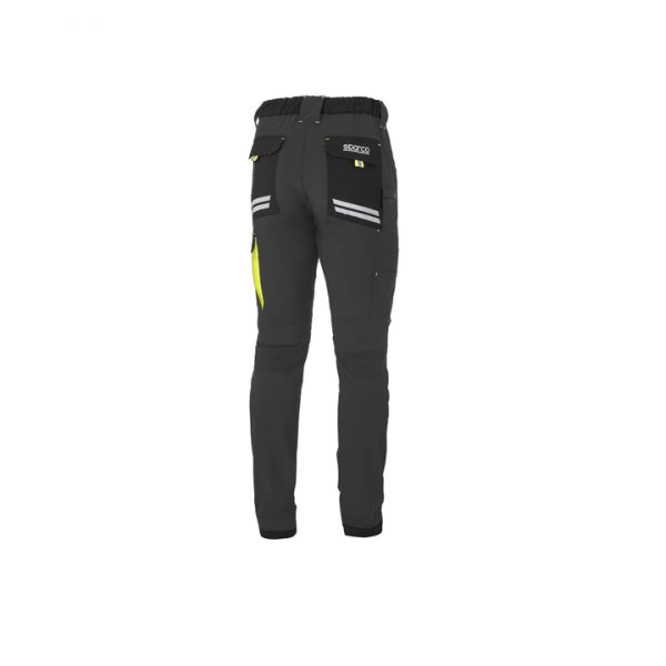 Tech Trousers Oregon Sparco Gray-Yellow - Imagen 2