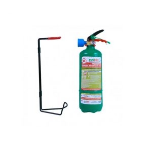 Extintor Ecofire Fighting Ext0002 Verde 2 litros + soporte