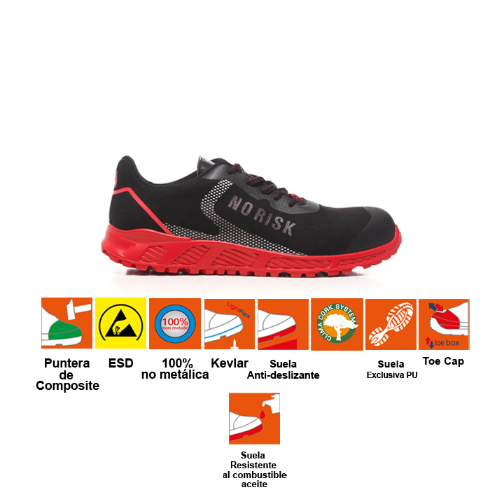 Zapato Norisk Red Spider - Imagen 6