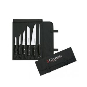 Set cuchillos 3 Claveles Estuche Cocinero Uniblock