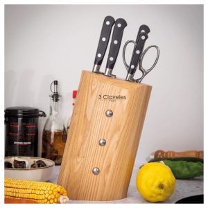 Set cuchillos 3 Claveles juego cocina Ash Forgé