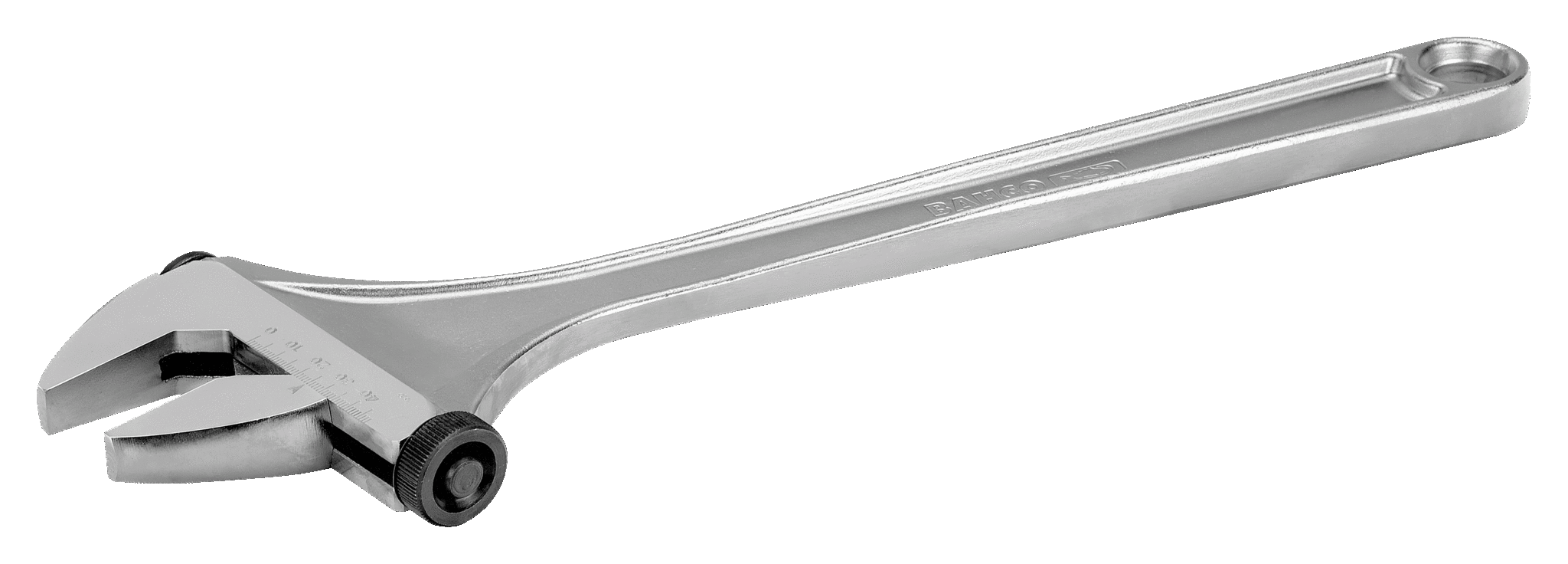 Llave ajustable BAHCO 91C "inglesa", moleta lateral cromada