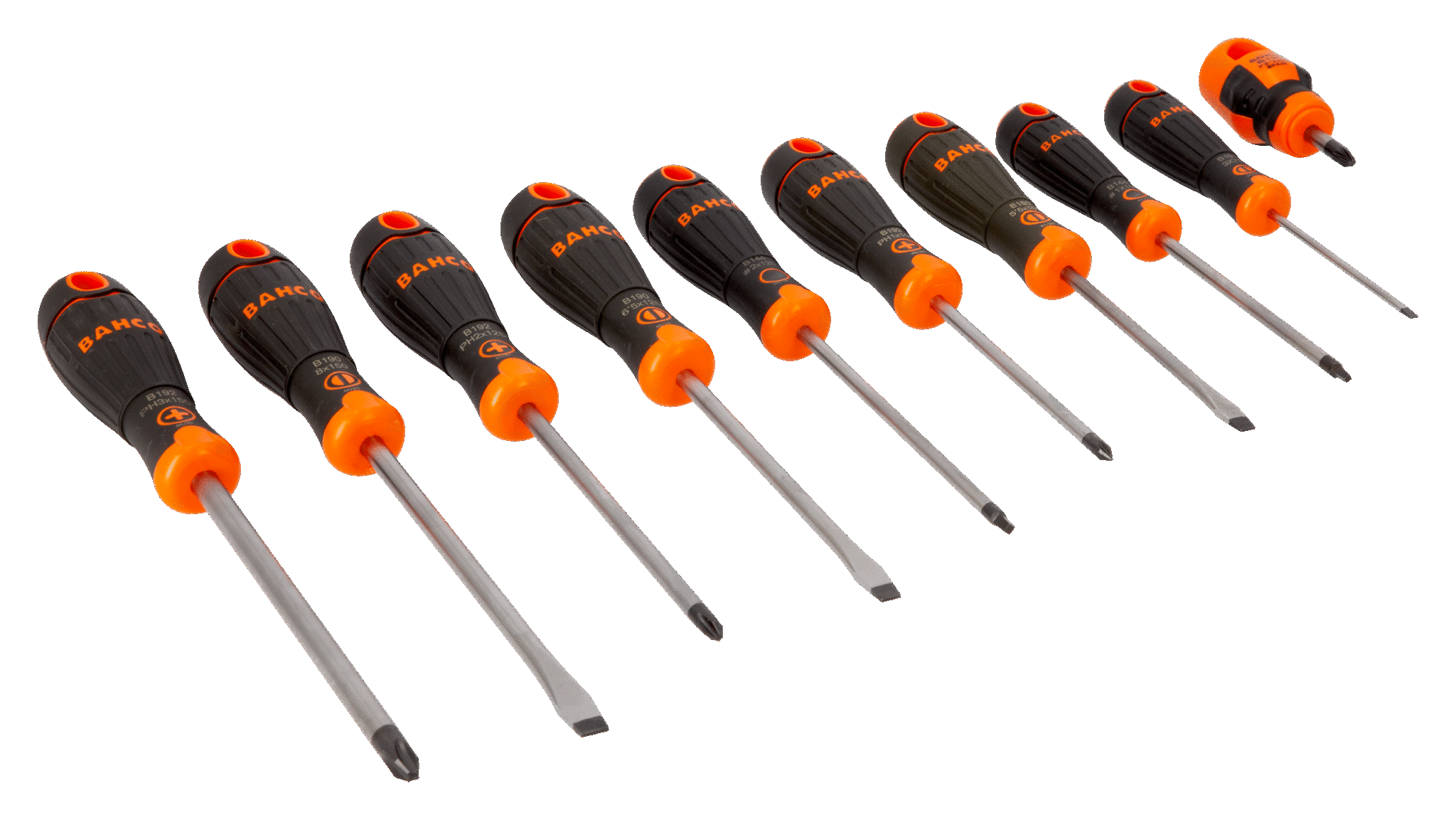 Juego de 10 destornilladores de colores BAHCO B219.010RB BAHCOFIT