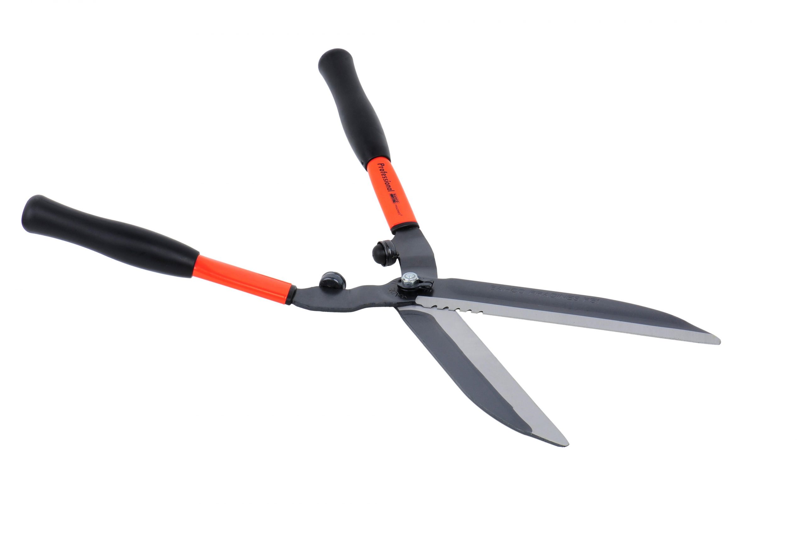 Cortasetos profesional BAHCO P51-F, mangos de acero
