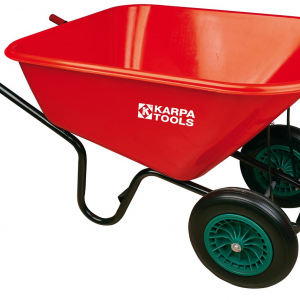 Carretilla PP 300L 2 ruedas Karpatools