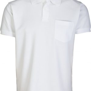 Polo blanco Amig algodon-poliester