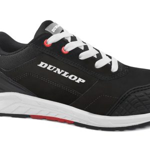 Zapato de seguridad Dunlop Storm negro nobuk S3S ESD SR FO HRO